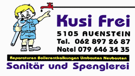 Frei Kusi; Sanitär + Spenglerei